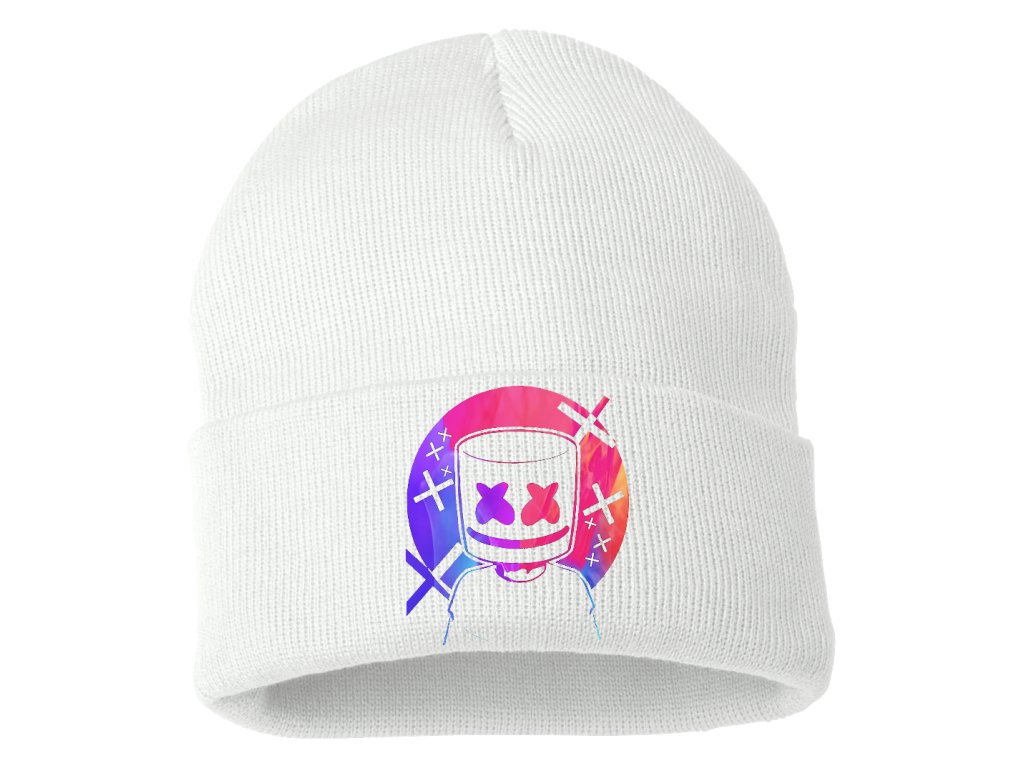 Marshmello pletená zimná čiapka