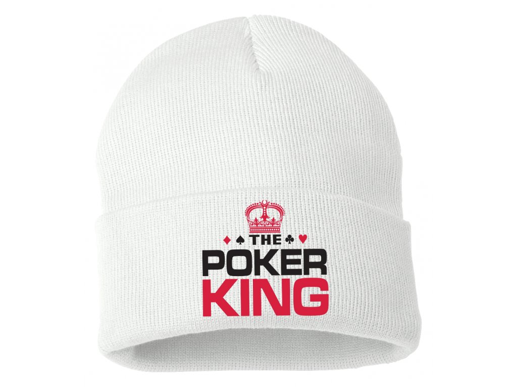 Pletená zimná čiapka Poker King