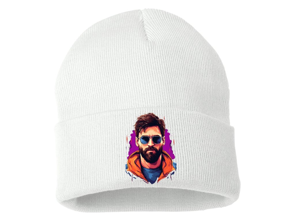 Pletená zimná čiapka Cool Messi