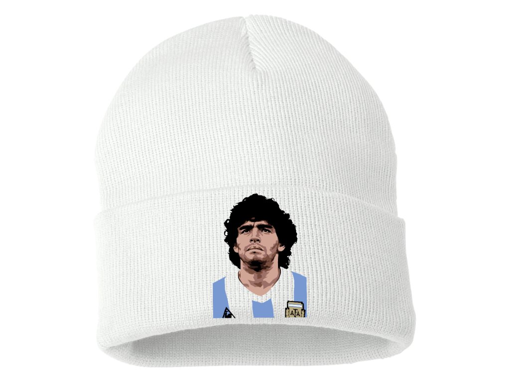 Pletená zimná čiapka Maradona