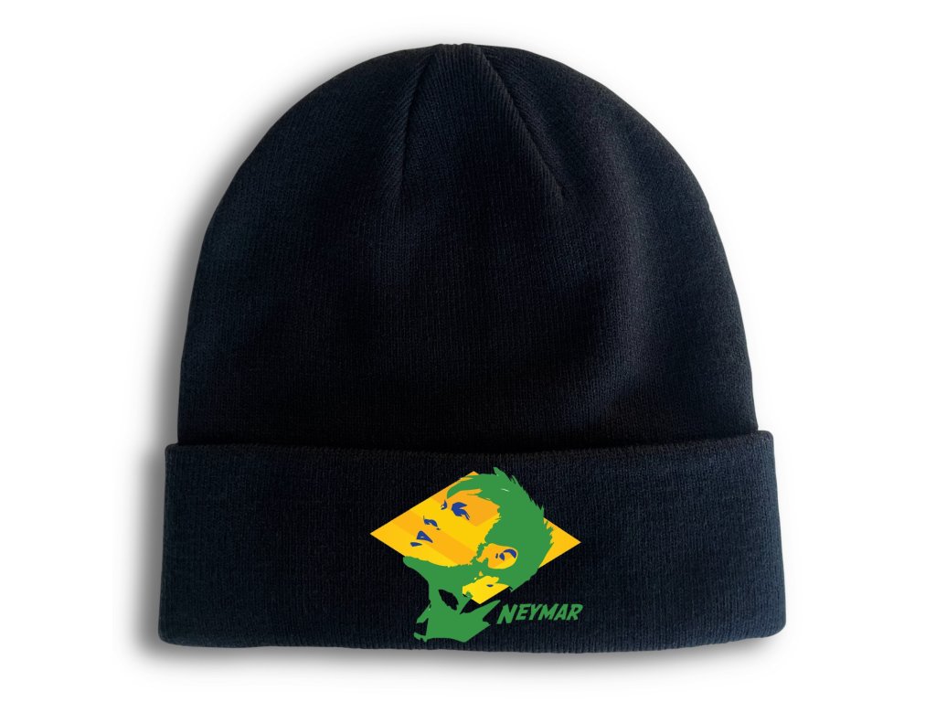 Pletená zimná čiapka Neymar - Brazília