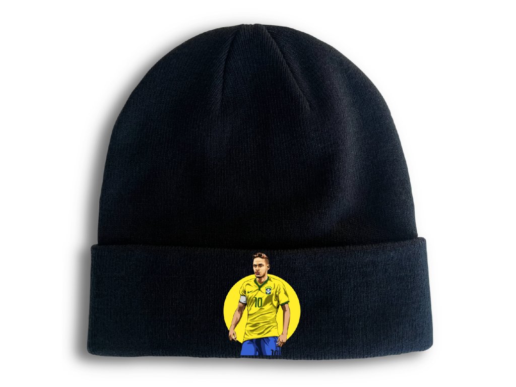 Pletená zimná čiapka Neymar 10 - Brazília