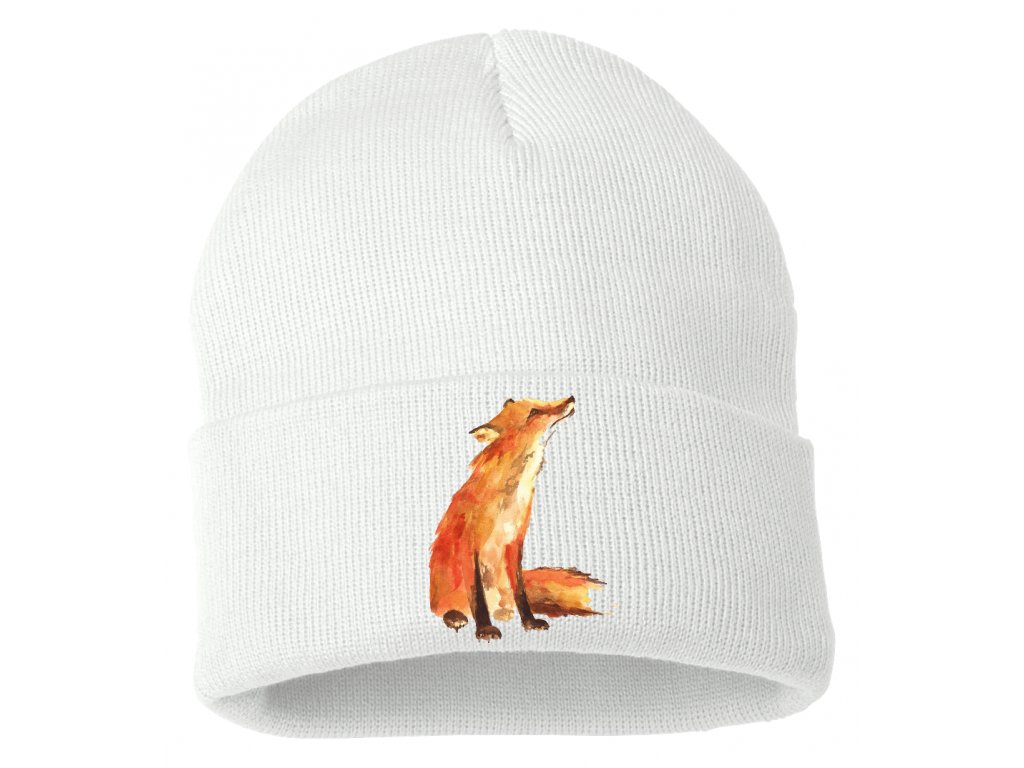 Pletená zimná čiapka Fox