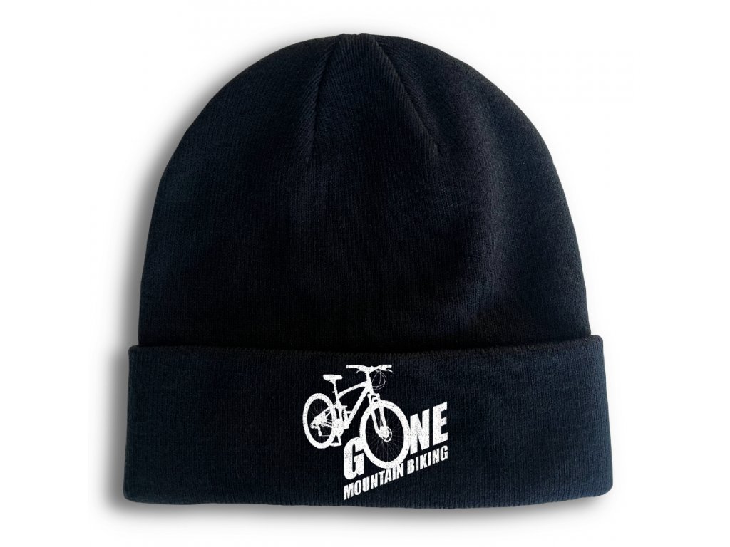 Zimná pletená čiapka Horská cyklistika