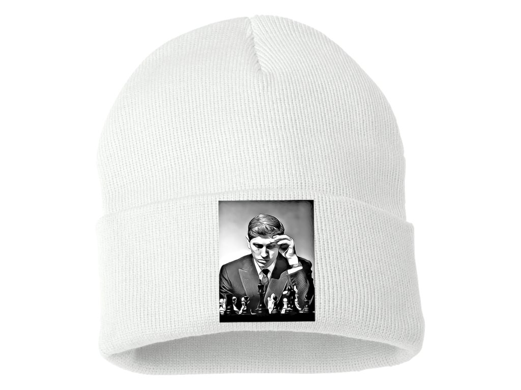 Bobby Fischer zimná pletená čiapka