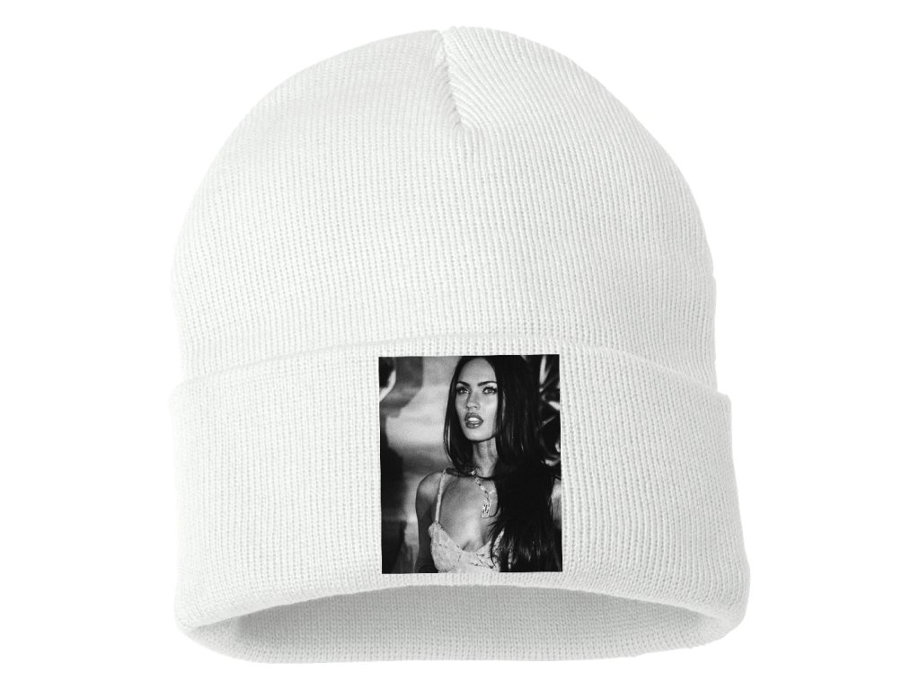 Megan Fox vintage zimná pletená čiapka