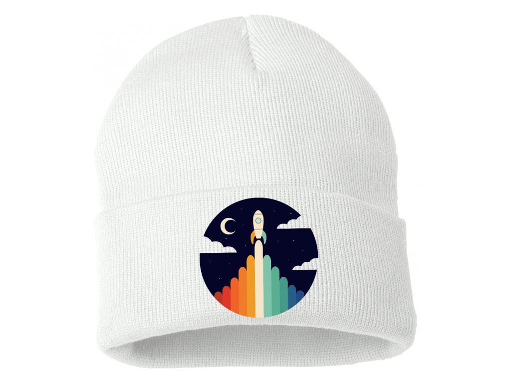 Zimná pletená čiapka Rocket Space