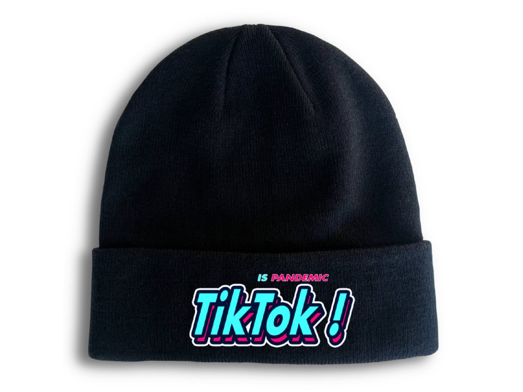 Pletená zimná čiapka TikTok pandémia