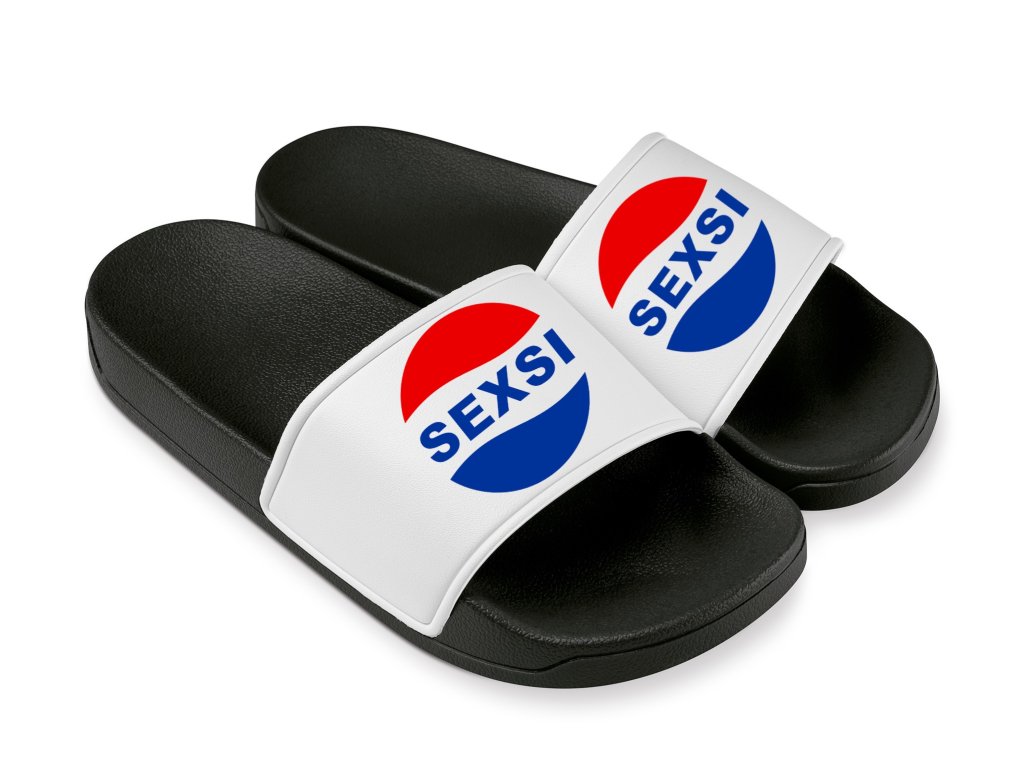Šľapky Sexsi Pepsi Paródia