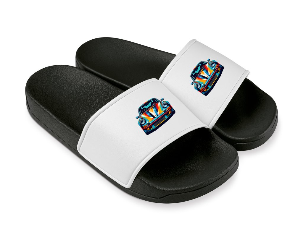 911 Šľapky v psychedelických farbách
