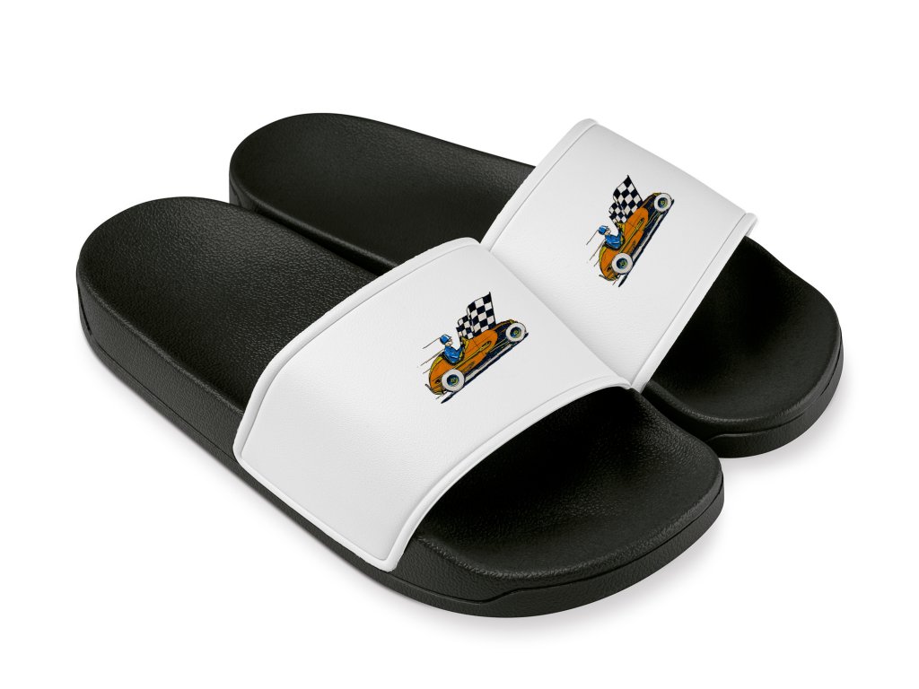 Papuče víťazná šachovnica plný plyn