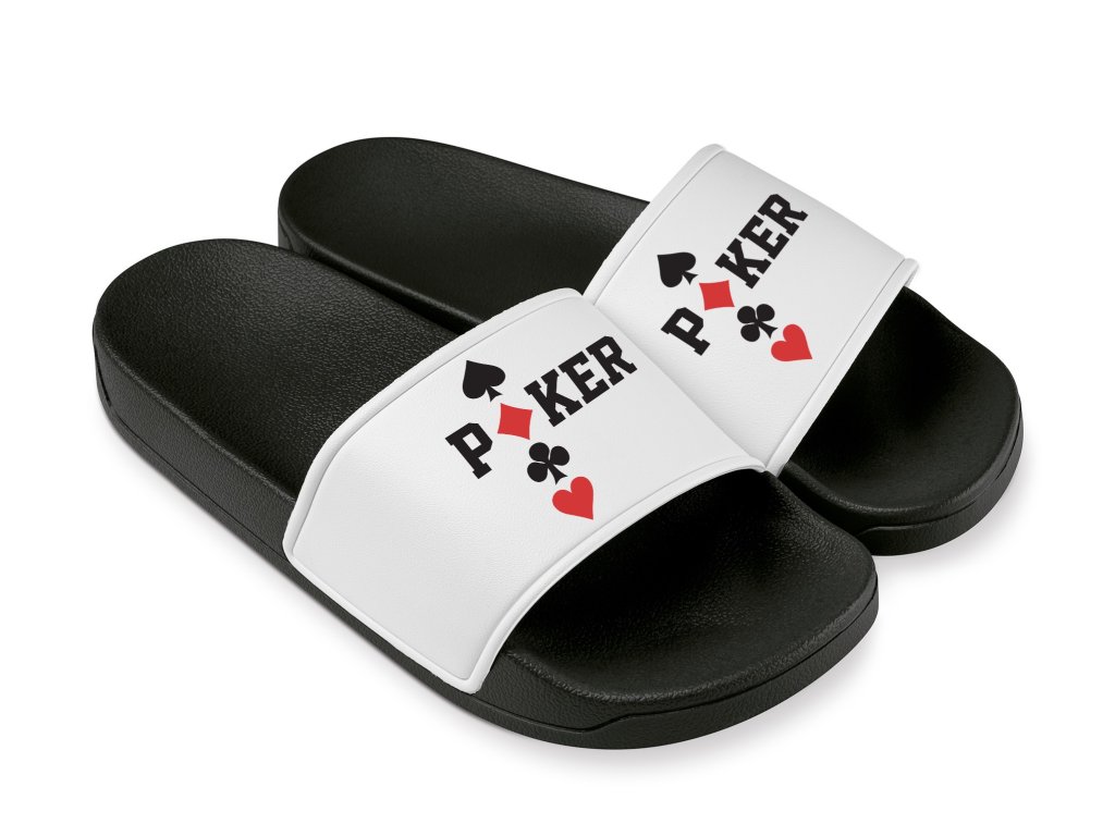 Papuče Poker Káro Pika Kríž Srdce