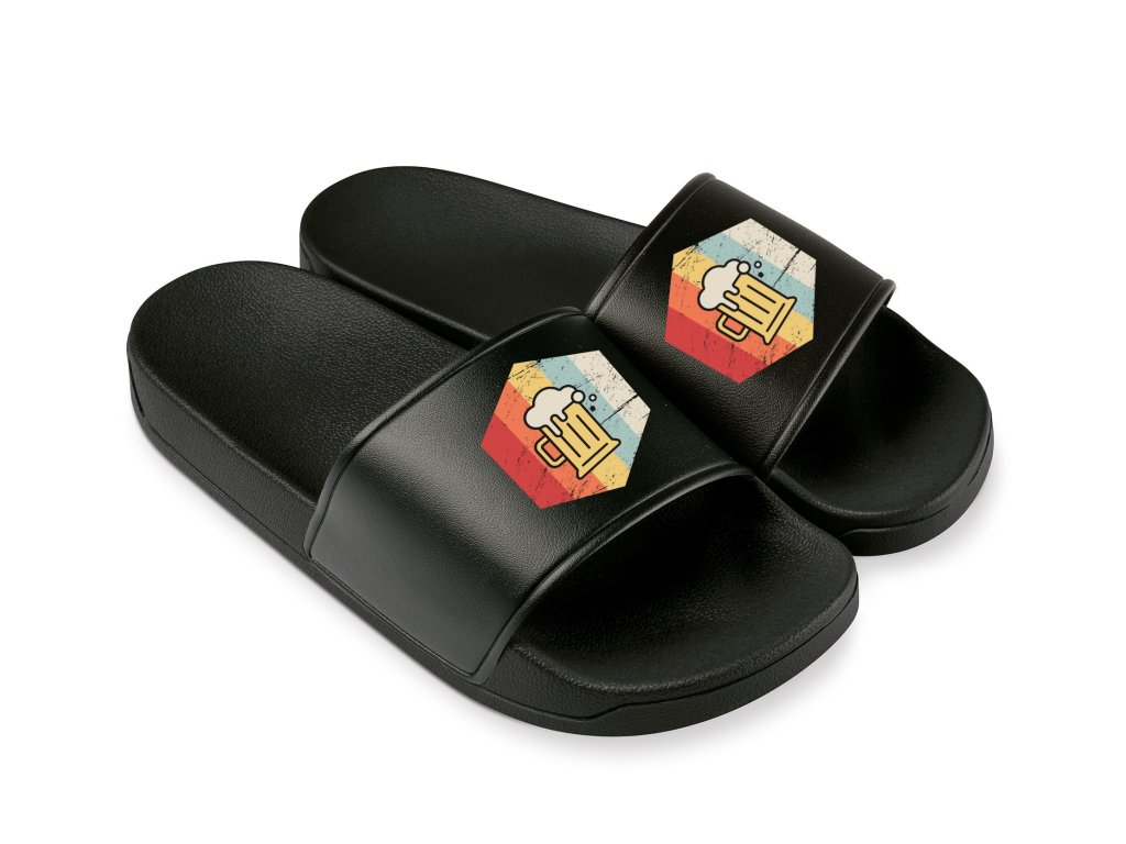 Šľapky pivo retro