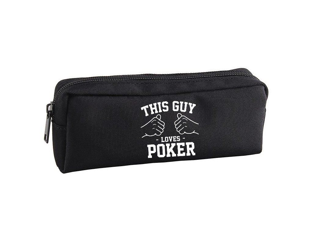 Školský peračník Tento človek miluje poker