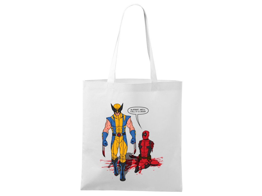Nákupná taška Wolverine 1 - Deadpool 0