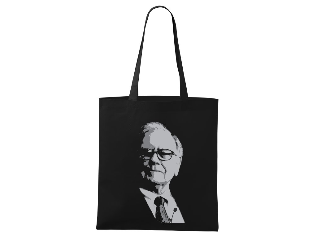 Warren Buffet nákupná taška ikona