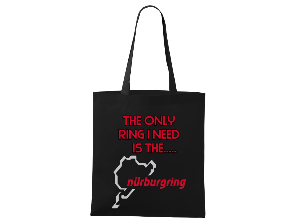 Nákupná taška. Jediný okruh, ktorý potrebujem, je Nürburgring.