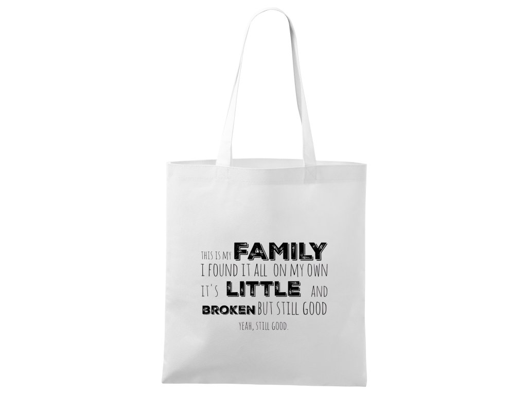 Nákupná taška Little Broken Family Big Heart