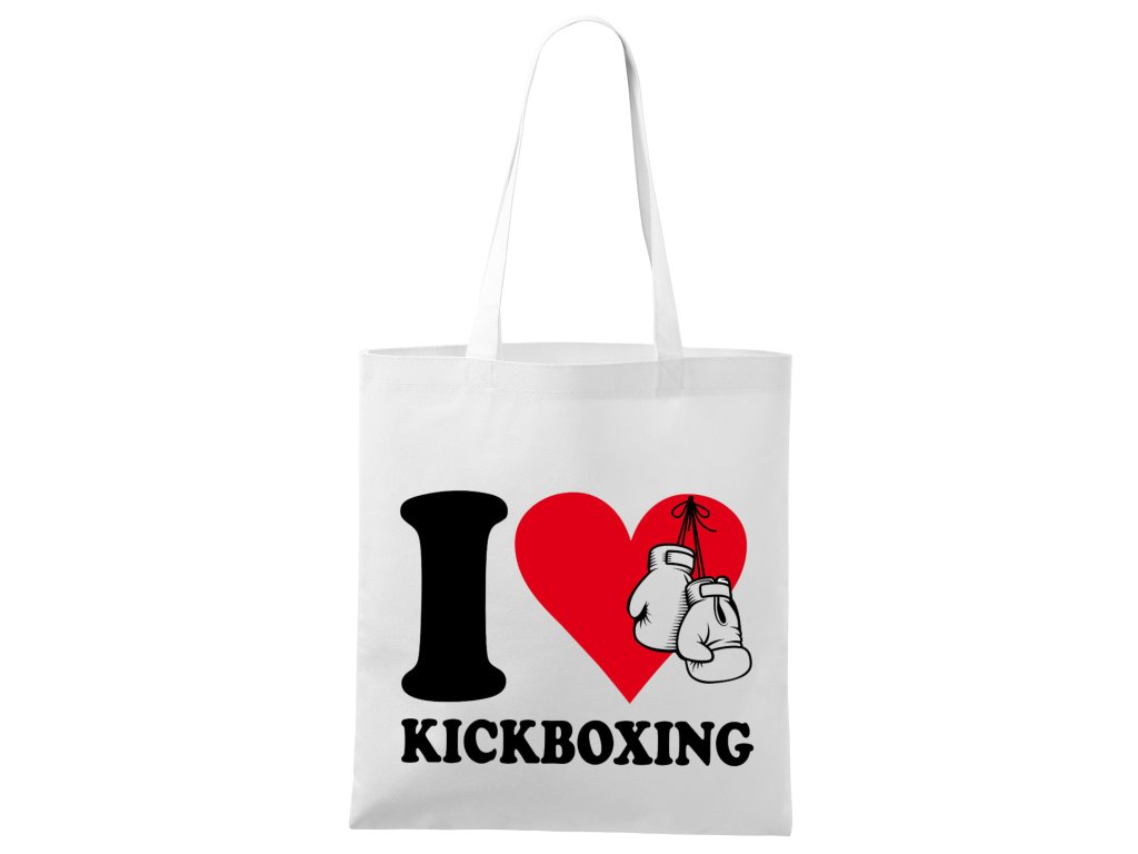 Nákupná taška Milujem kickbox
