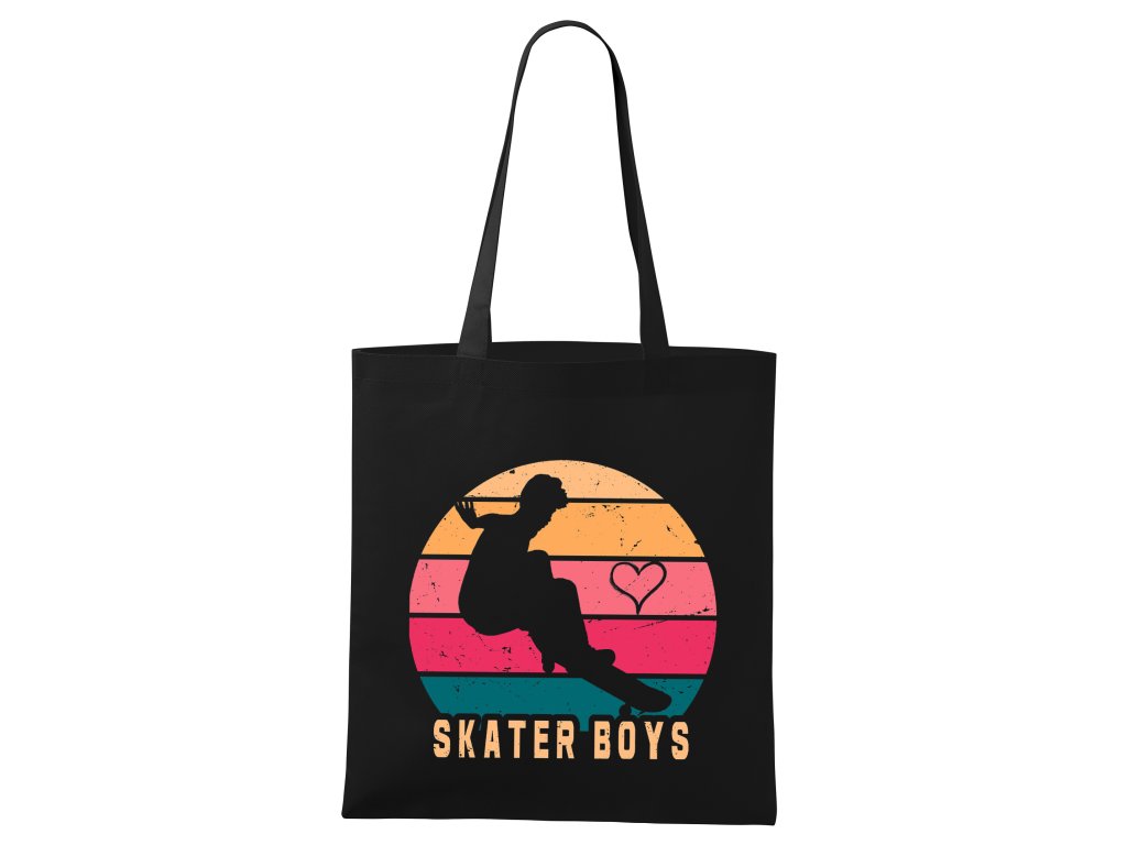 Nákupná taška Skateboardisti