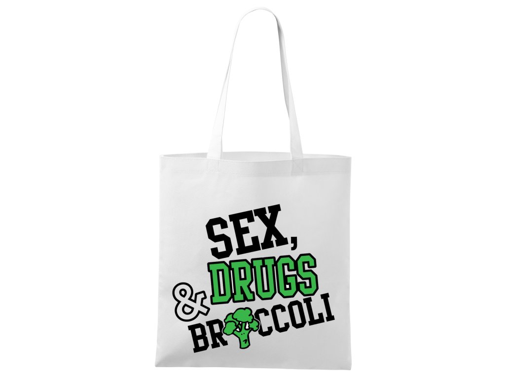 Nákupná taška Sexdrogy Brokolica