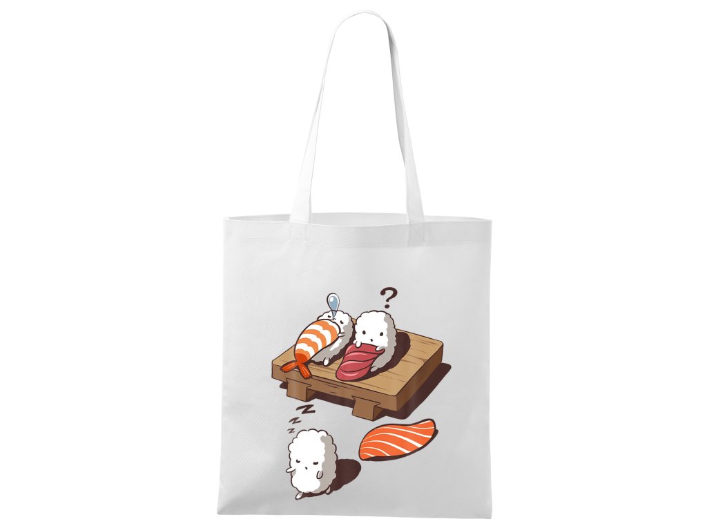 Nákupná taška spiace sushi