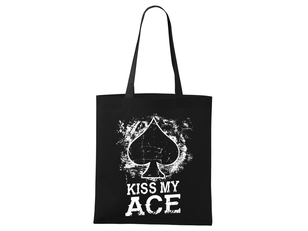 Poker nákupná taška - Kiss Me Ace