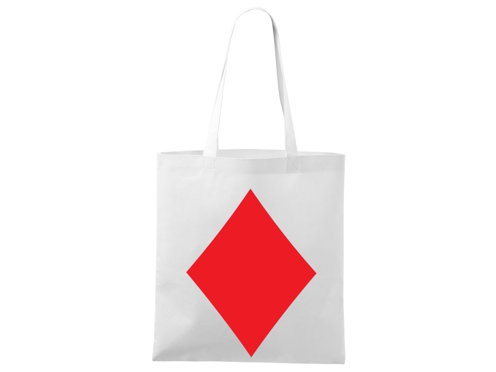 Poker diamantová karta nákupná taška