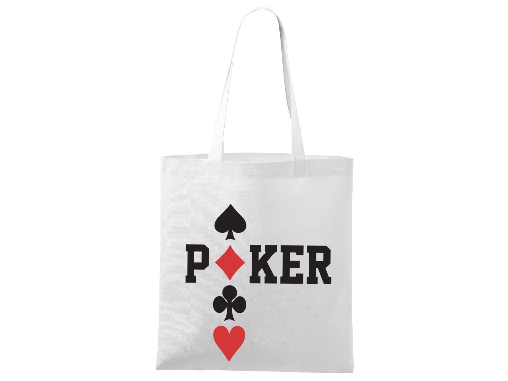 Nákupná taška Poker Káro Pika Tref Srdce