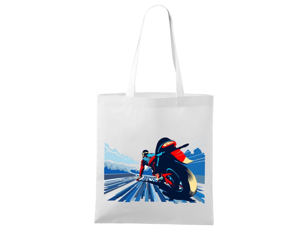Nákupná taška Motocyklové preteky