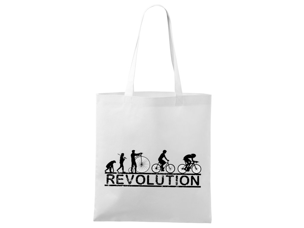 Cyklistická revolúcia nákupná taška