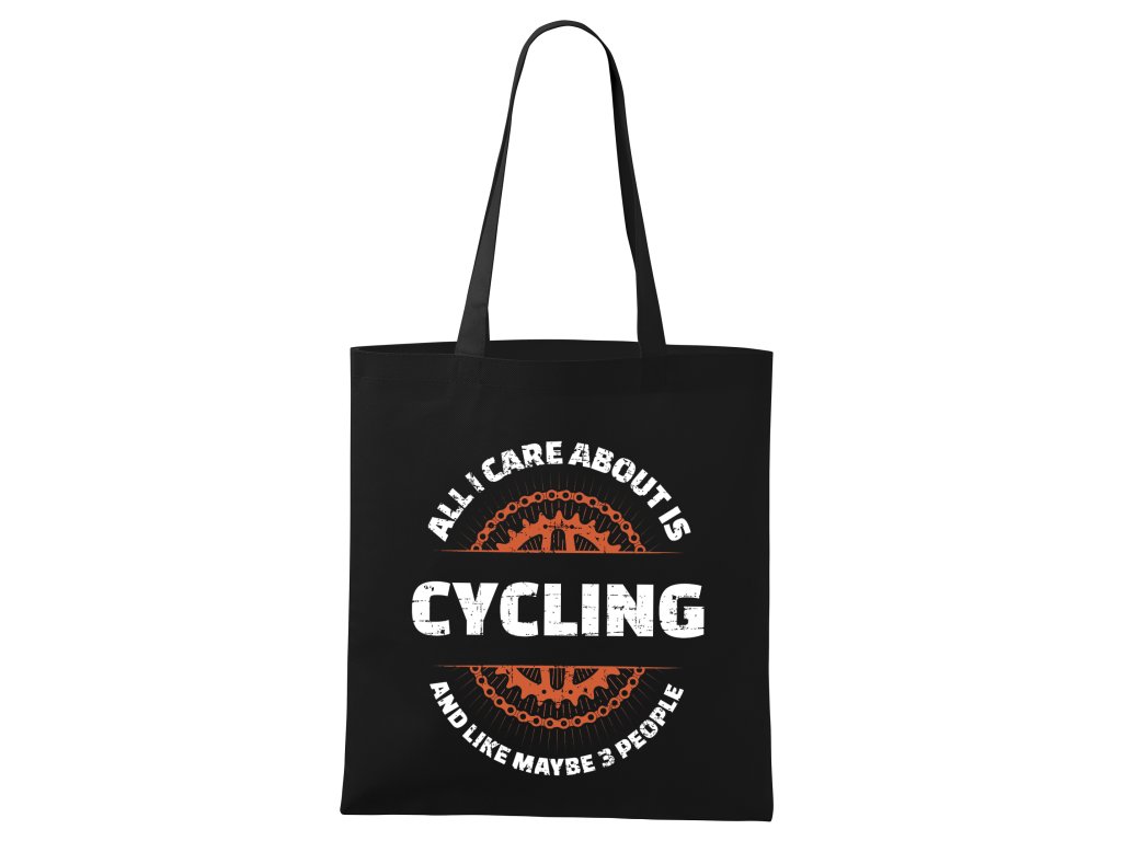 Nákupná taška Zaujíma ma len bicyklovanie