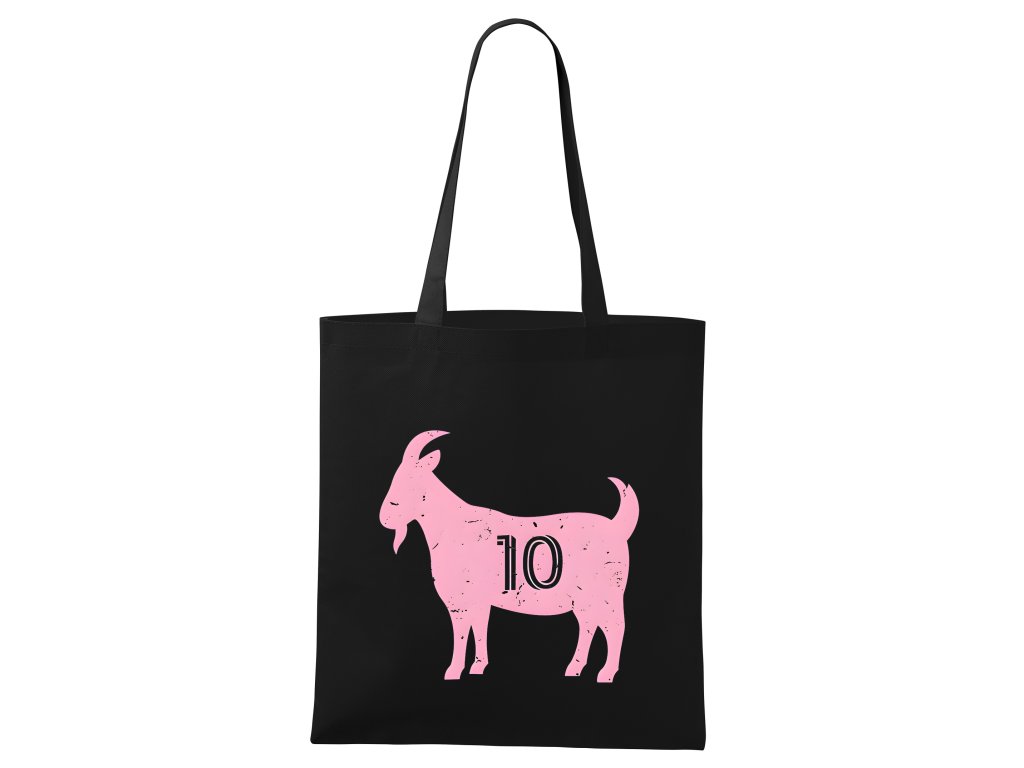 Nákupná taška Ružový GOAT 10 Vládne