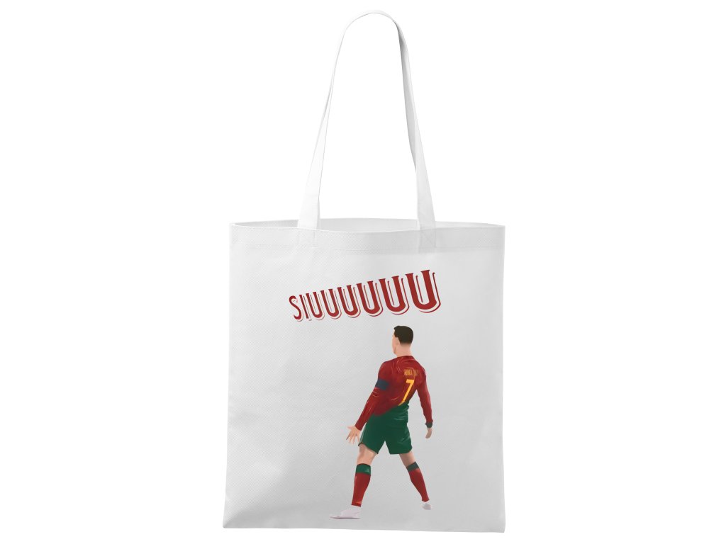 Nákupná taška SIUUU! Ronaldo oslavuje výbuch