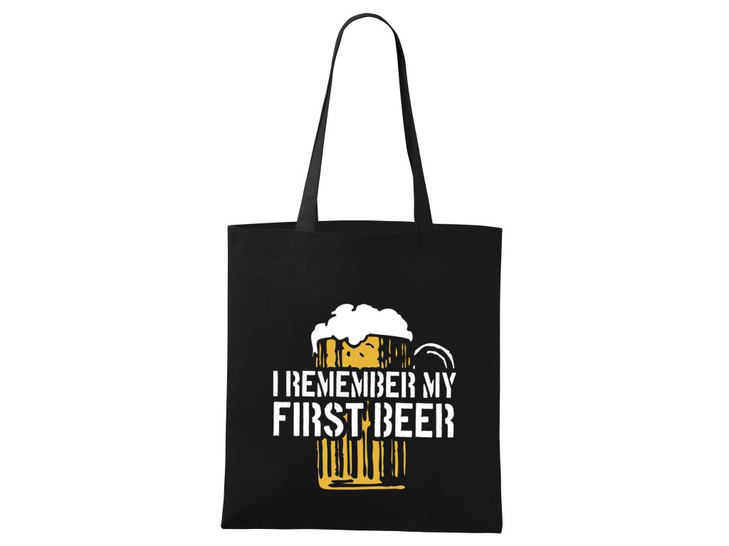 Nákupná taška Pamätám si svoje prvé pivo