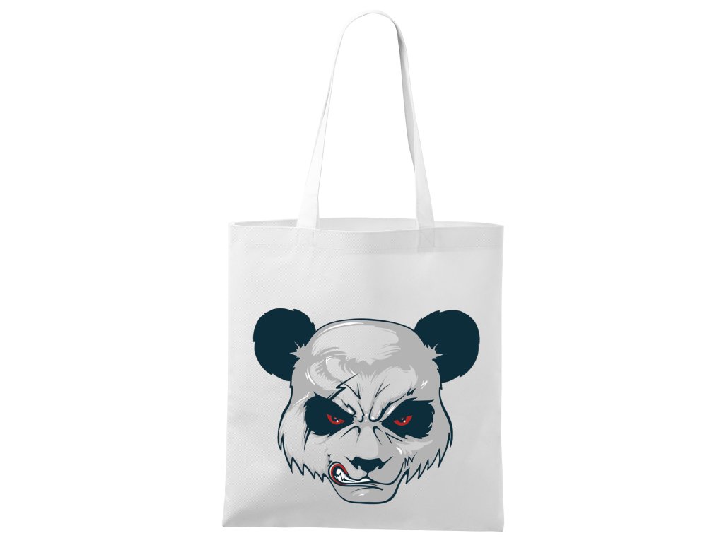 Nahnevaná Panda nákupná taška
