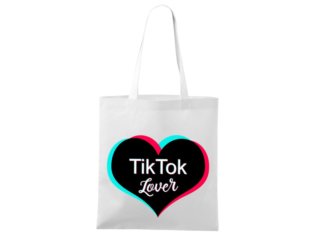 TikTok milovník nákupná taška