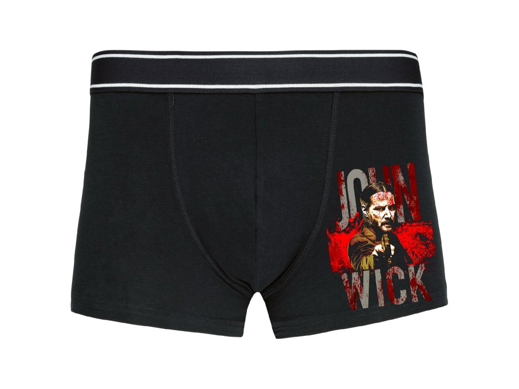 Wick sa nepýta na boxerky. Wick koná.