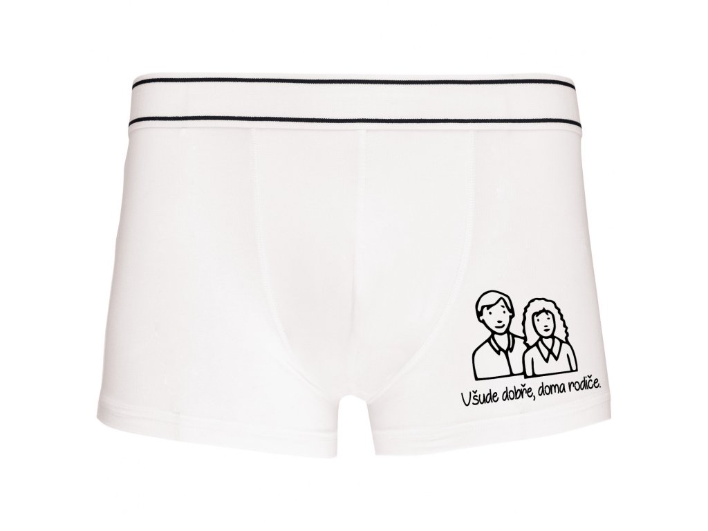 Boxerky Doma je všetko v poriadku, rodičia